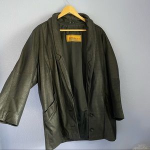 Thrifted Vintage D’Linea Leather Jacket